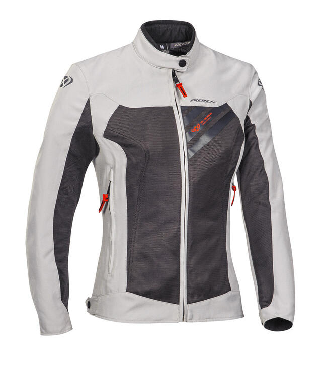 Ixon Giacche E Giubbotti Da Moto Grigio/antracite Donna